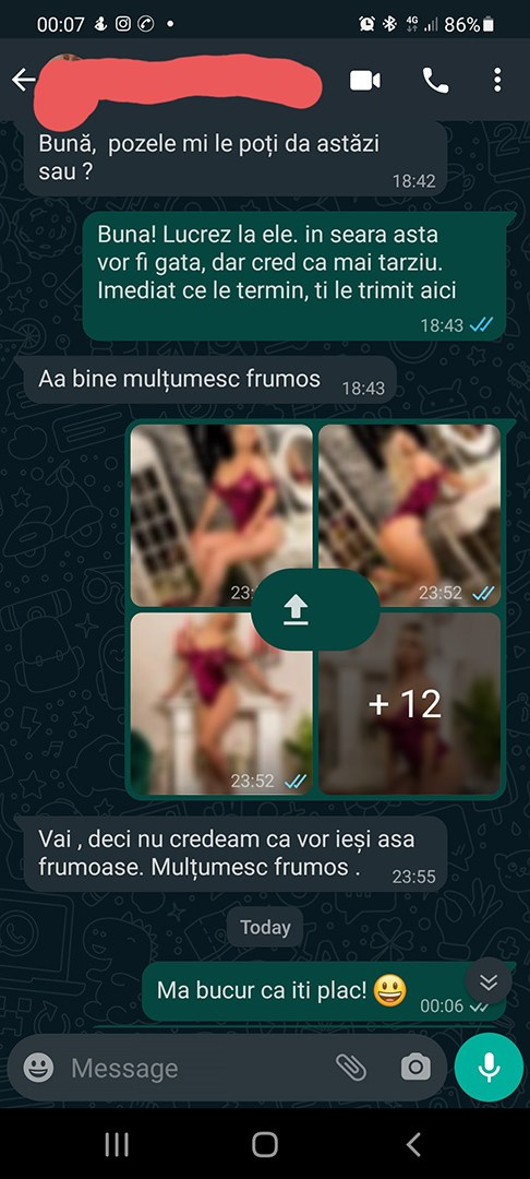 Recenzii reale primite de la clienti. Studio foto Galati sexy — boudoir fotograf freelancer Florin Costache