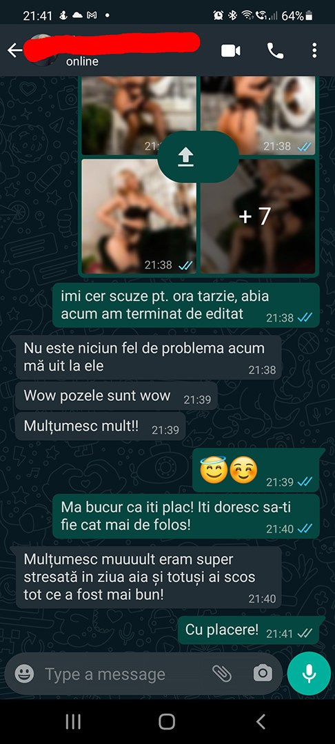 Recenzii reale primite de la clienti. Studio foto Galati sexy — boudoir fotograf freelancer Florin Costache