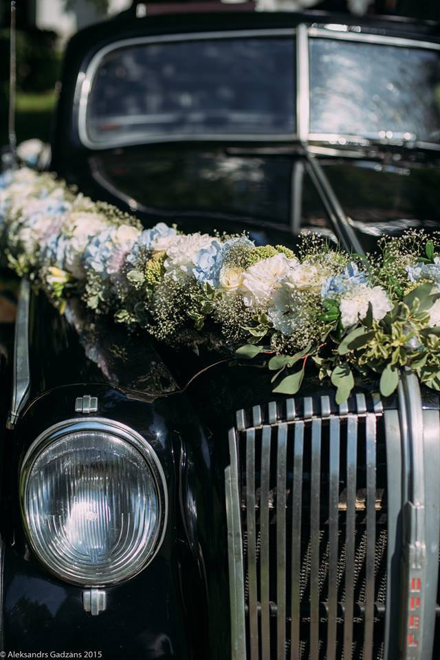 Auto dekors. Event design, decoration, floristry, gift, Irina Novika, Riga, Latvia