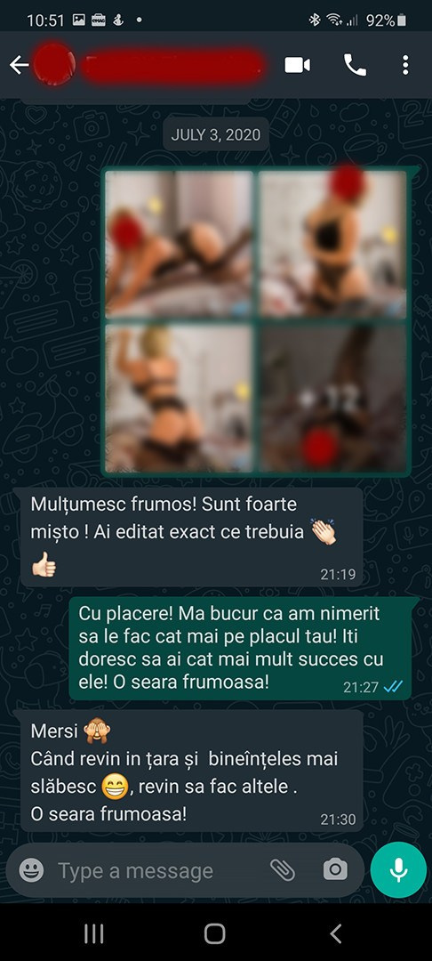 Recenzii reale primite de la clienti. Studio foto Galati sexy — boudoir fotograf freelancer Florin Costache