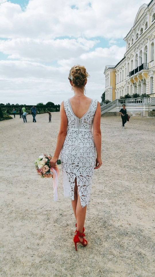 Līgavas pušķi pudera, persiku toņos. Event design, decoration, floristry, gift, Irina Novika, Riga, Latvia