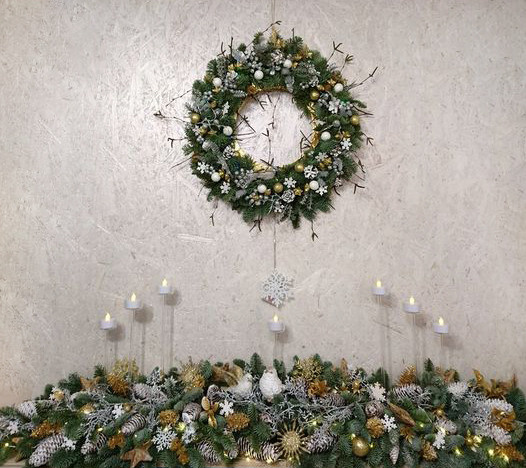 Adventes vainadziņi. Event design, decoration, floristry, gift, Irina Novika, Riga, Latvia