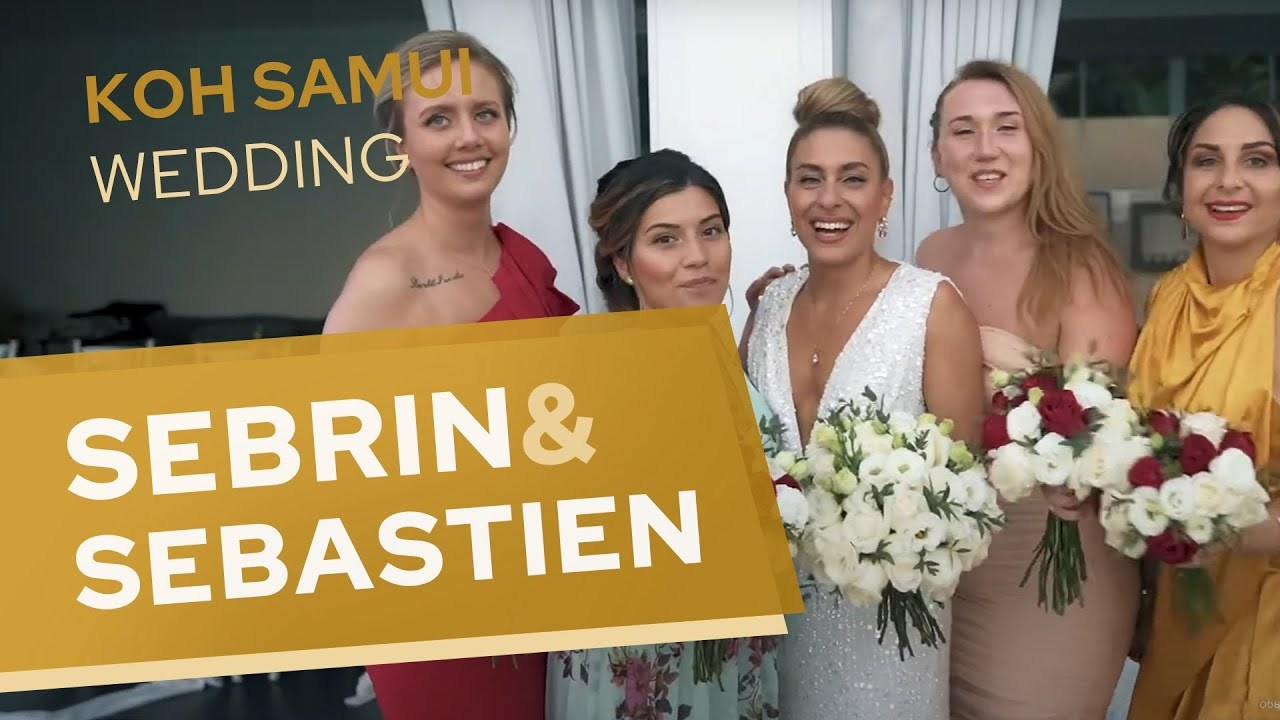 Video. Mariage à Koh Samui, en Thaïlande. Whatsapp: +66 94 3 650 301