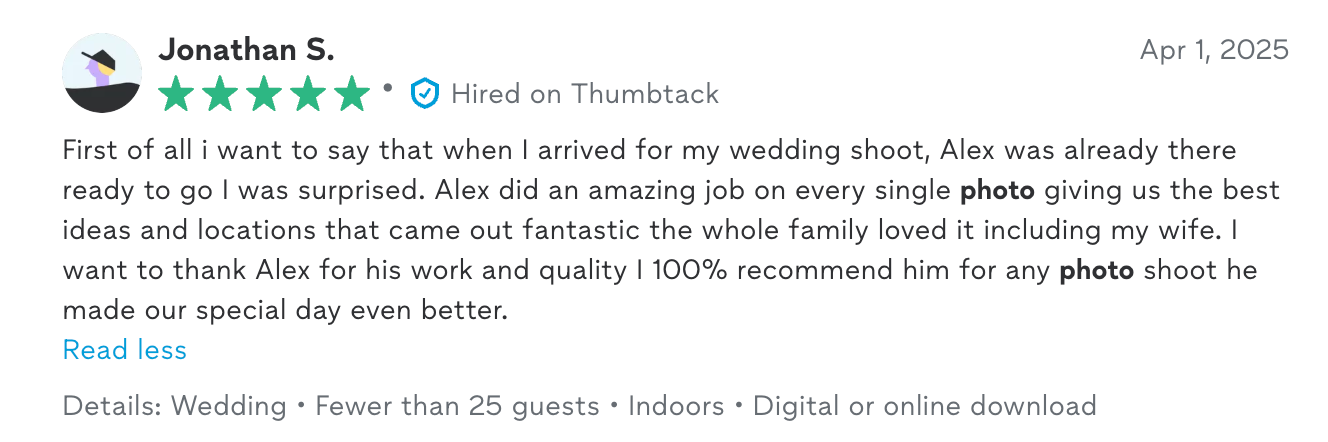 FORT LAUDERDALE PHOTOGRAPHER | ALEX D PRODUCTION | testimonials. FORT LAUDERDALE PHOTOGRAPHER | ALEX D PRODUCTION