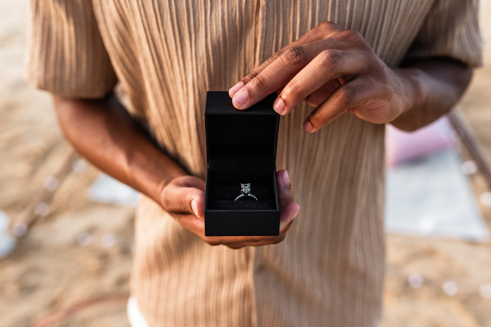 Teepee Sunset Proposal in Punta Cana — Romantic Beach Picnic