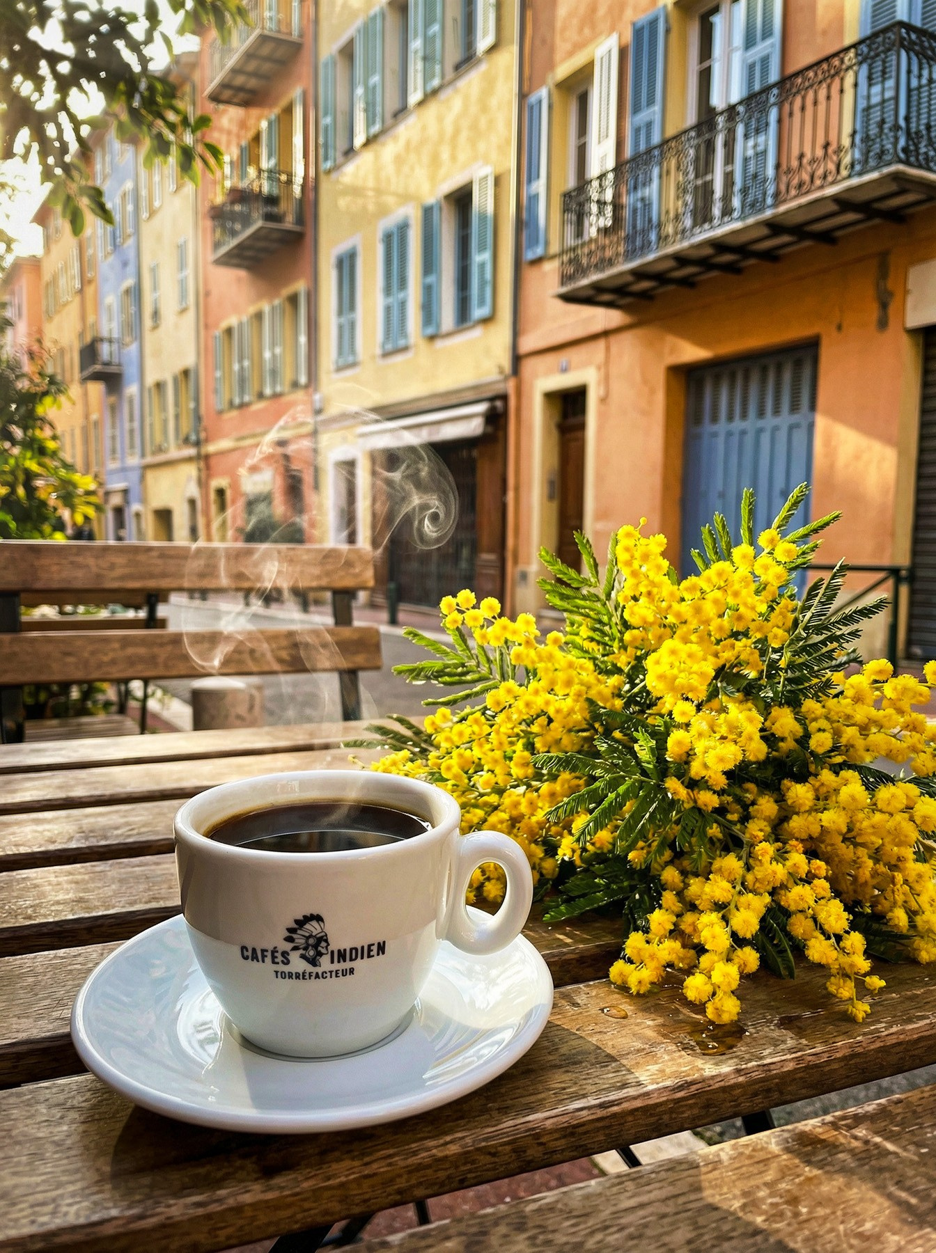 Визуальный стиль и концепция для кофейного бренда Cafés Indien Torréfacteur