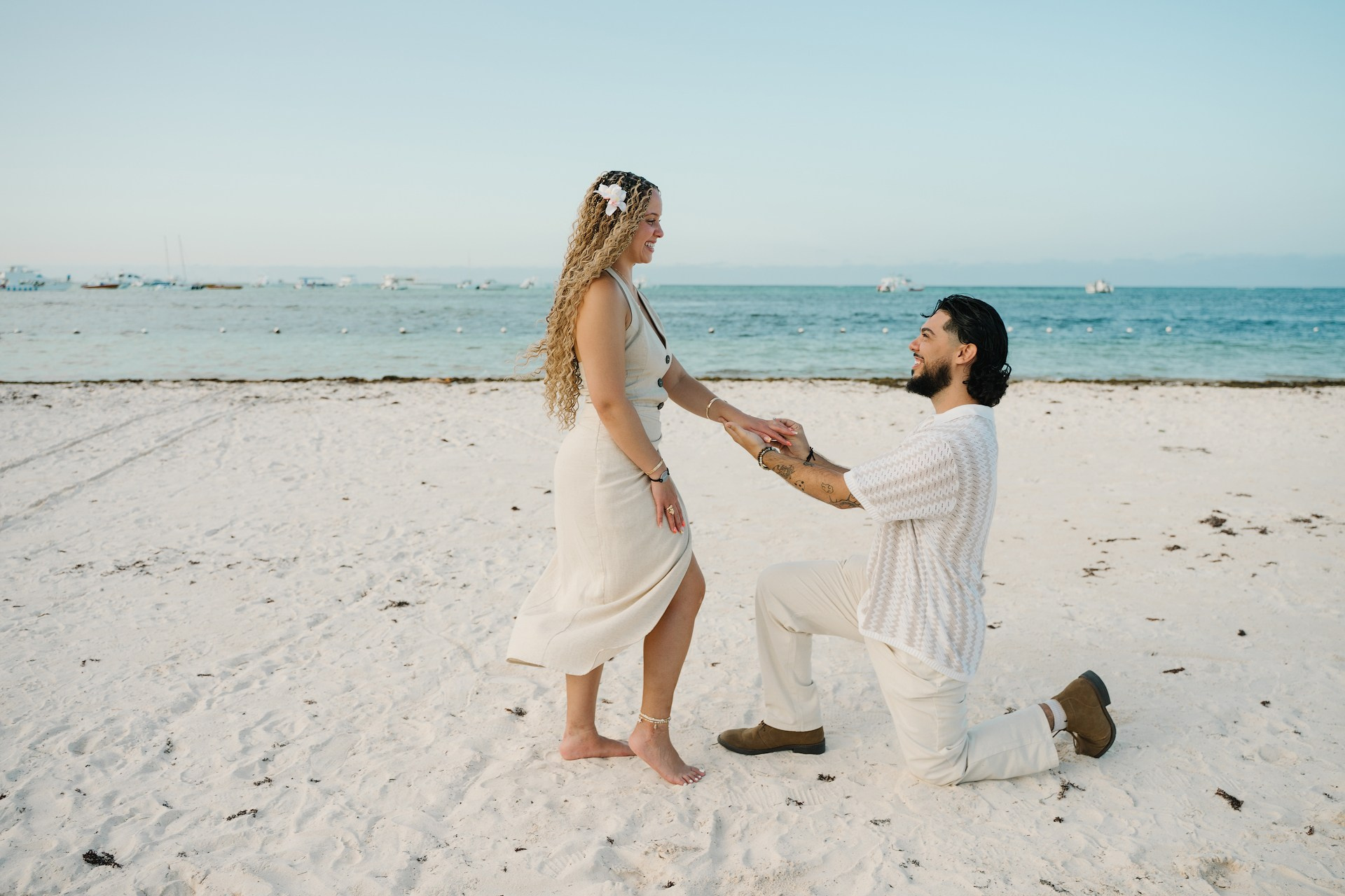 Proposal During Photoshoot in Punta Cana