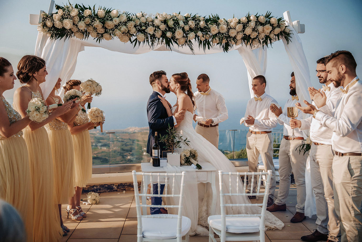 Свадьбы в Греции на Крите и Санторини, фотограф — Екатерина Романова