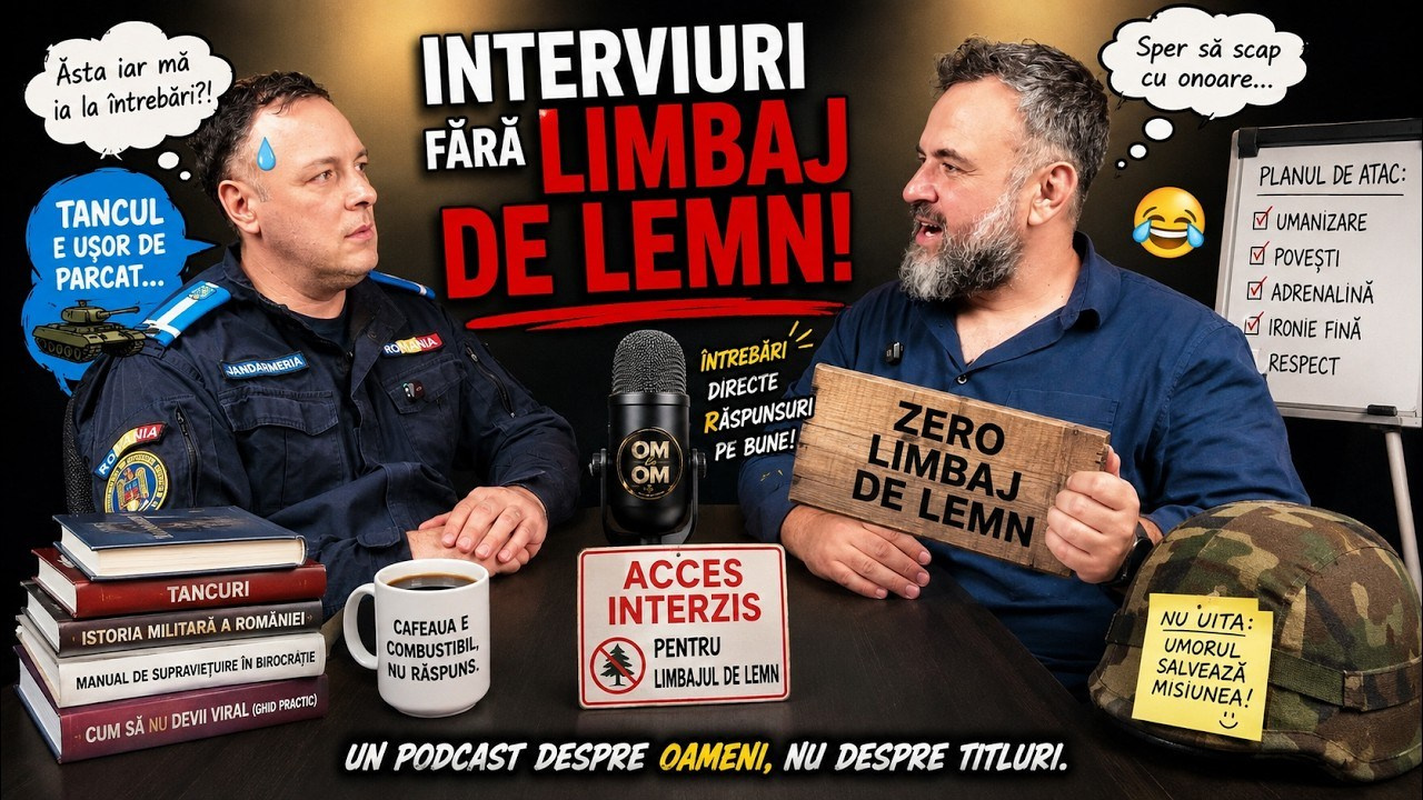 Podcast Om la Om | Maior Cătălin Mircea Bădin — Dincolo de uniformă și de misiunile Jandarmeriei