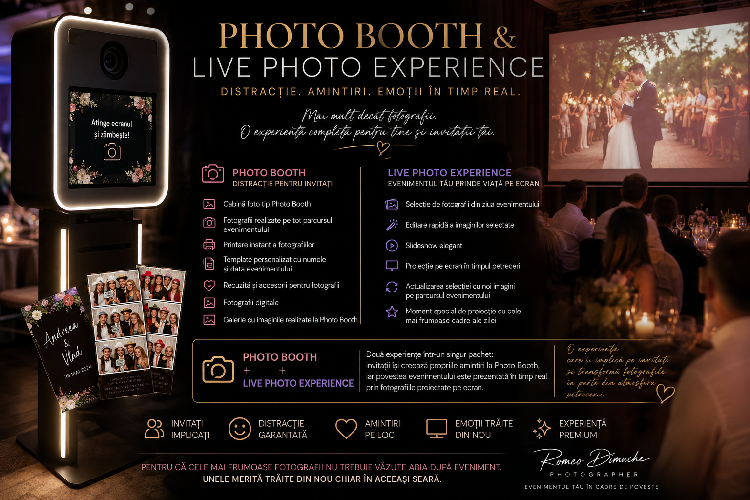 Servicii Extra. Romeo Dimache — Wedding photographer in Romania