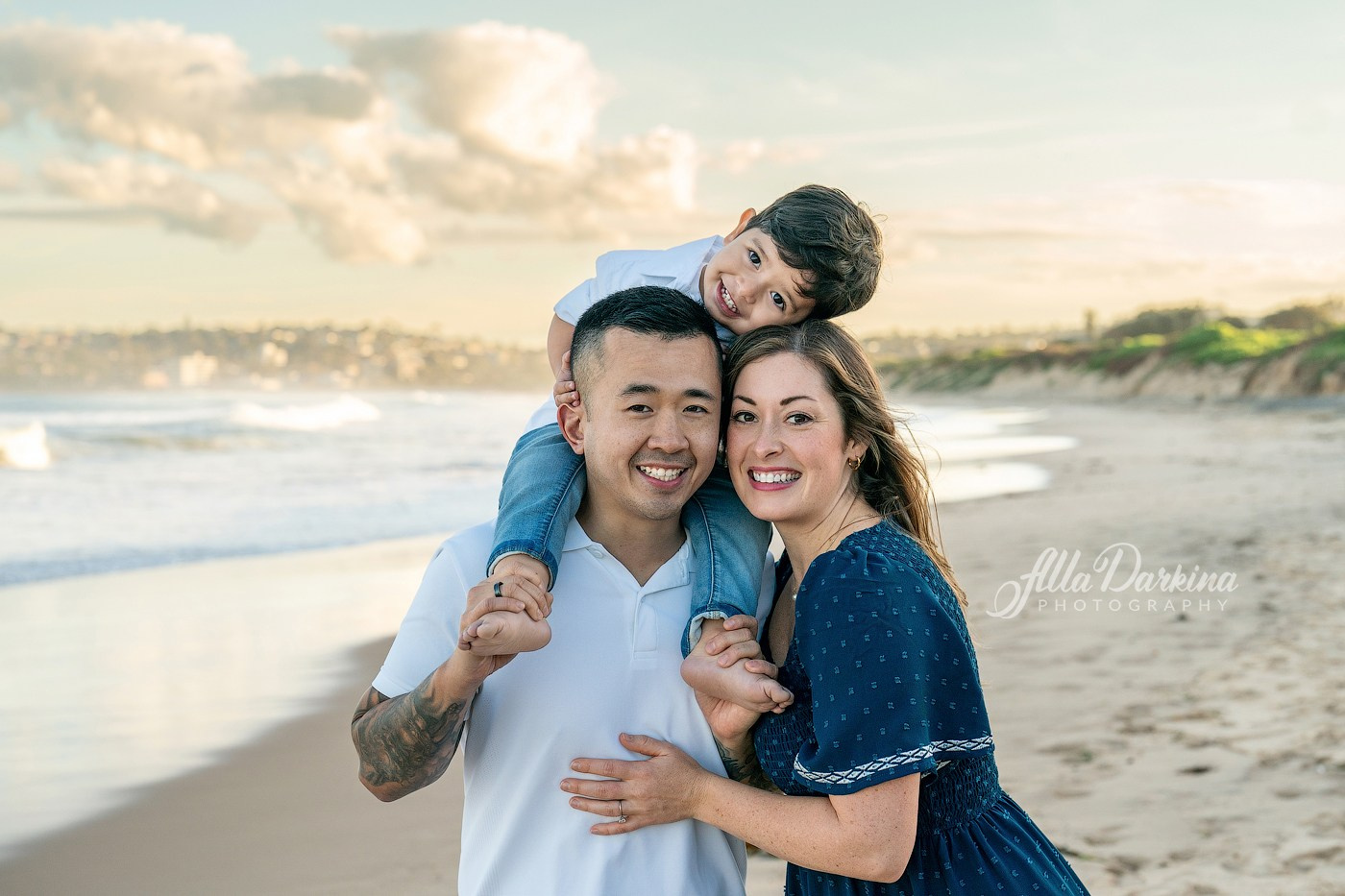 Family session at Sydney beach