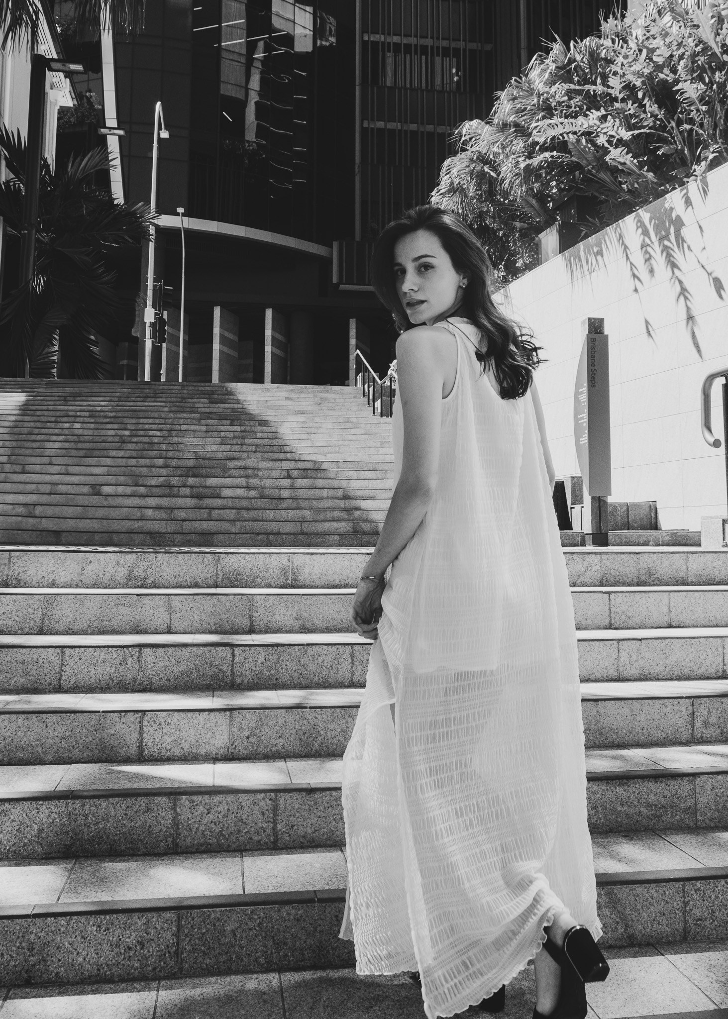 Modern lifestyle photography with stylish urban background.