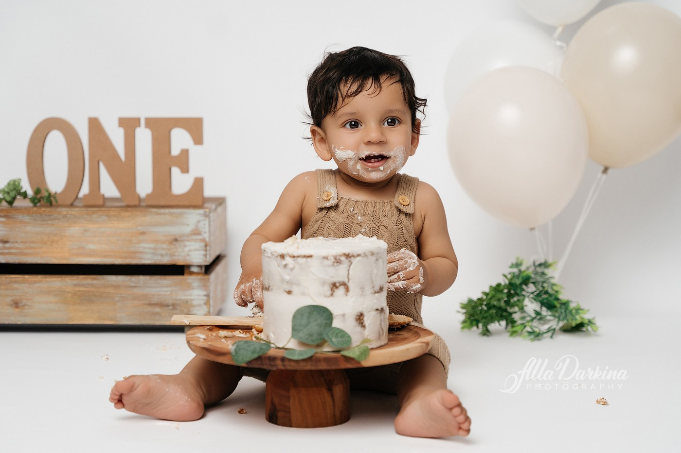 Cake smash session. Newborn and family photographer. Hills District. Sydney