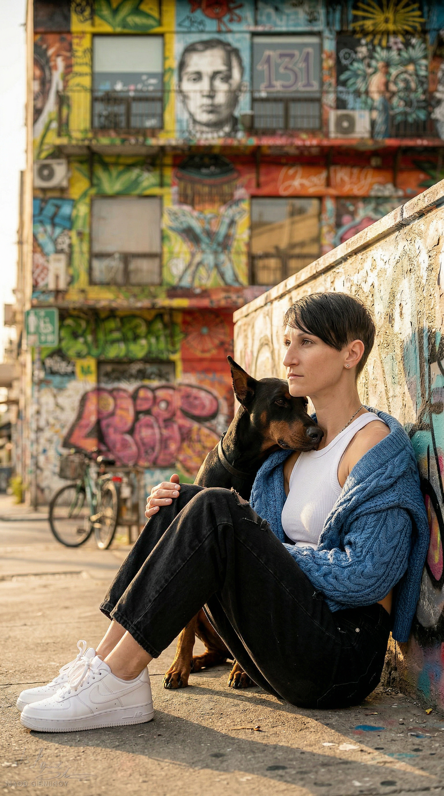 Urban & Minimalist Portrait Photography. Irina Bulanova — AI Artist | Surreal AI Art & Bright Digital Worlds