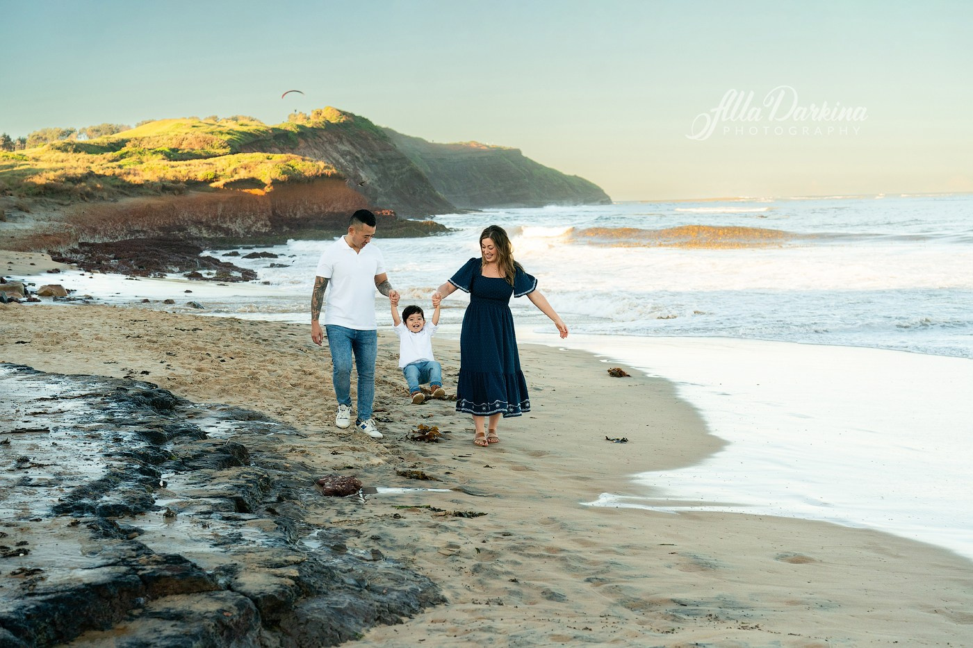Family session at Sydney beach