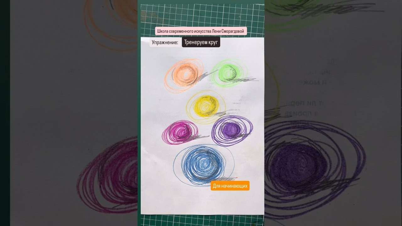Основы рисунка: геометрические фигуры для начинающих. Школа современного искусства Лени Сморагдовой