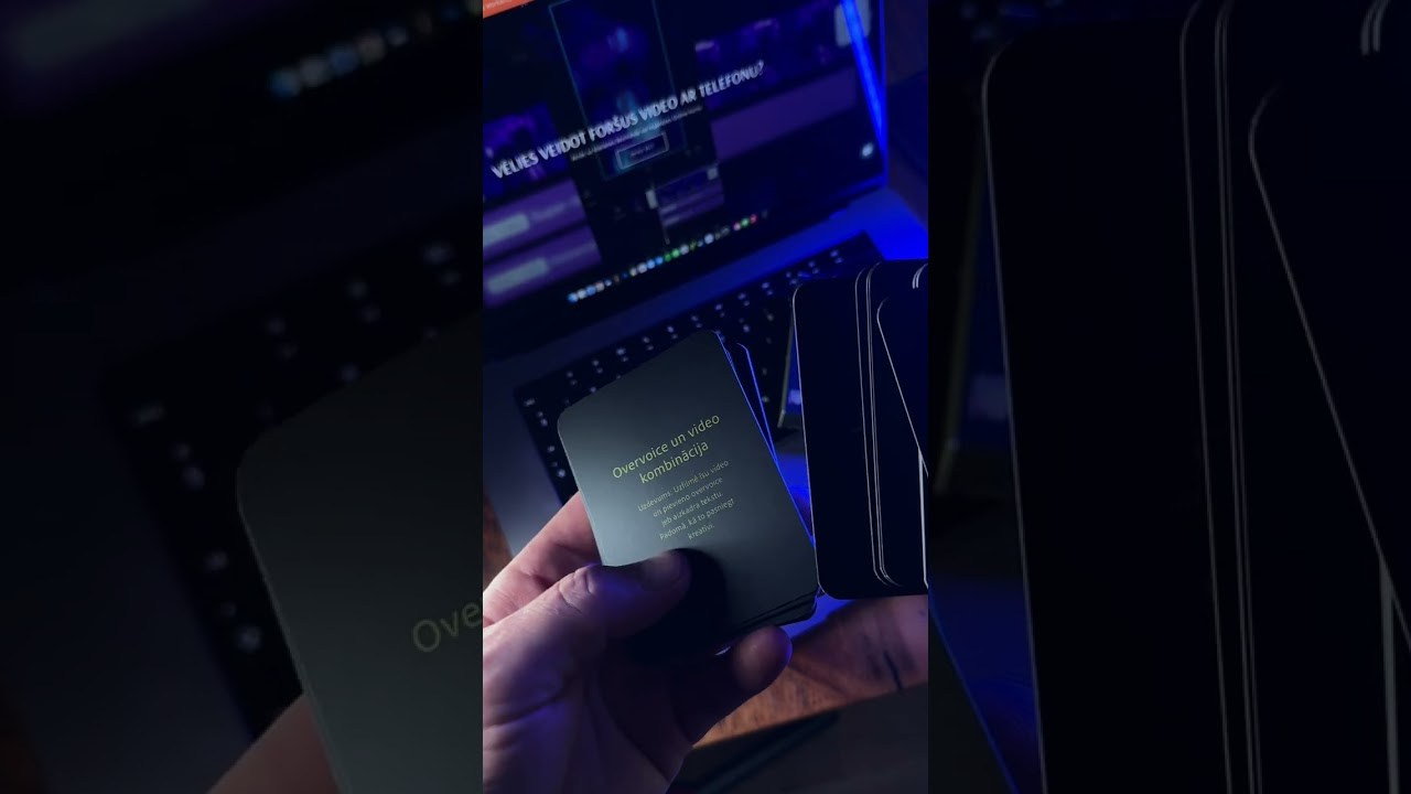 Praktisko uzdevumu kārtis filmēšanai. Video shooting and creating with phone, iPhone Video School