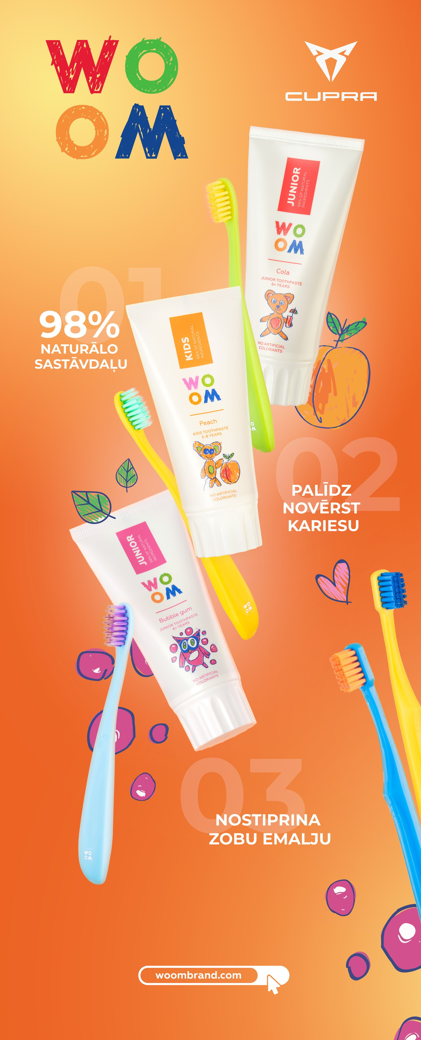 WOOM x CUPRA kids 2025