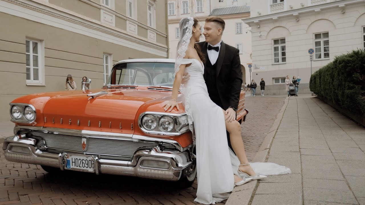 Vestuvių filmai, vestuvių filmuotojas, videografas Vilnius, Lietuva. “Cinematic wedding films across Europe — for couples who want more than just a video”