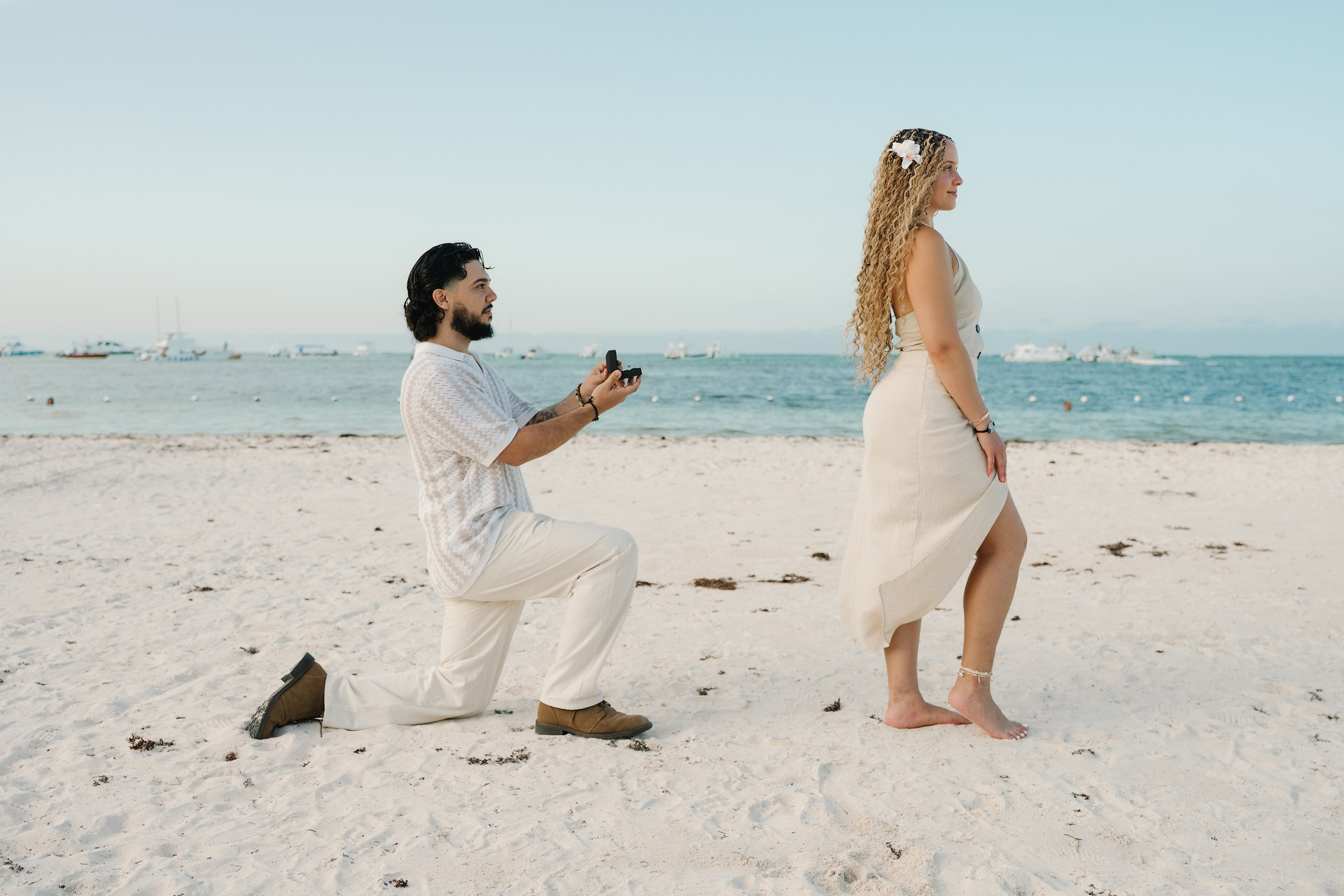 Proposal During Photoshoot in Punta Cana
