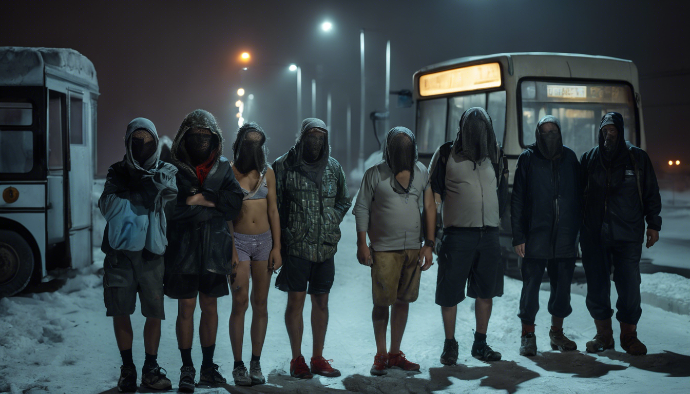 Actionism’s Political Game “Inglourious Basterds: Heated Bus Stops”. Leni Smoragdova | Transaction Art Universe | Conceptual Art