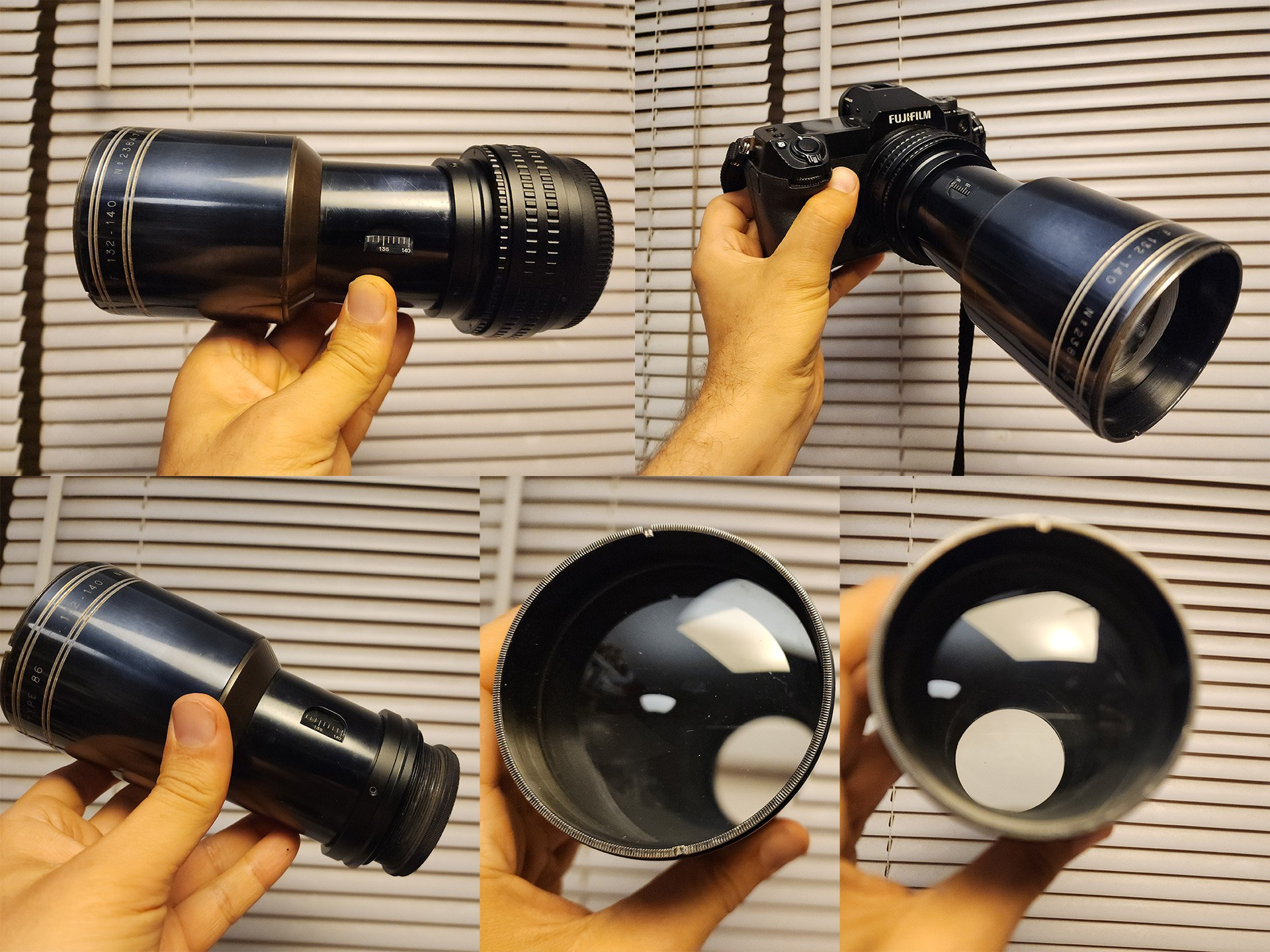 Sankor 76mm f/2 Projection Lens for Fuji GFX | Rare Medium Format Swirl Lens