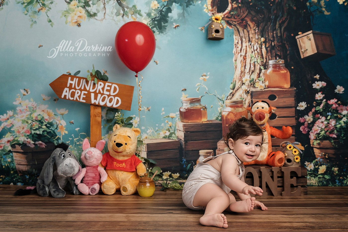 Arta’s “Winnie The Pooh” cake smash session