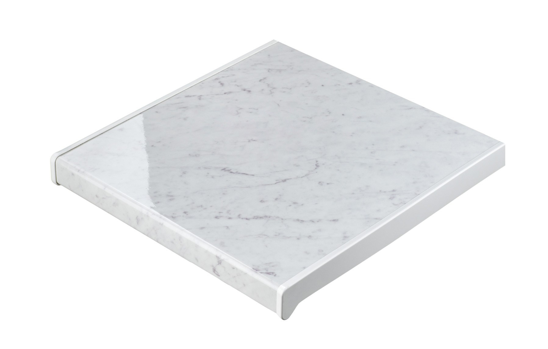 Подоконник MOELLER Мрамор Каррара глянец.
