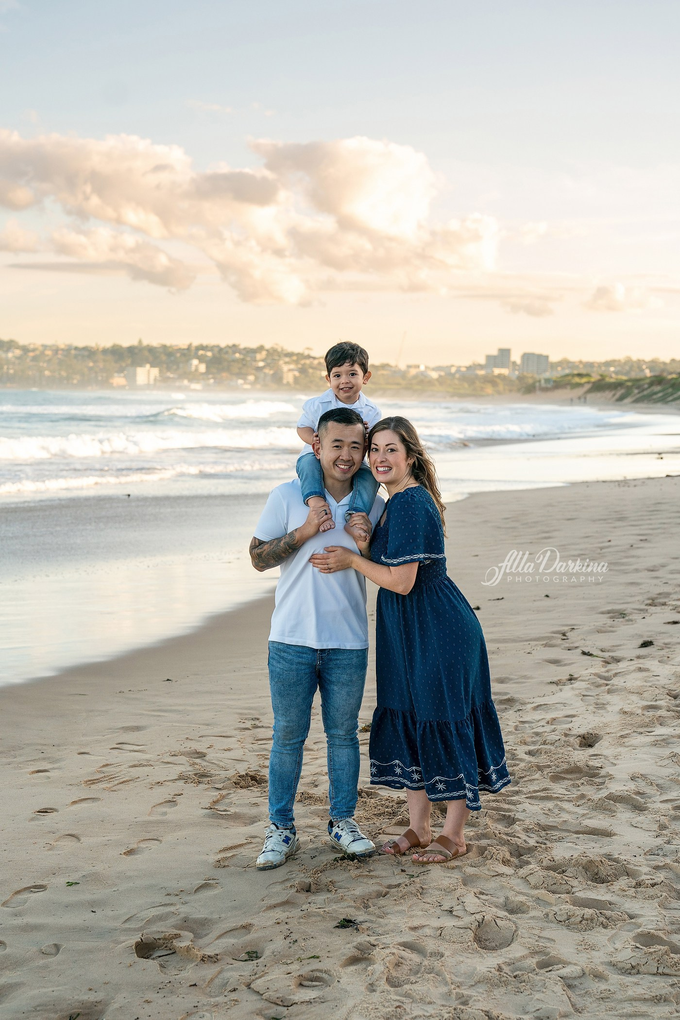Family session at Sydney beach