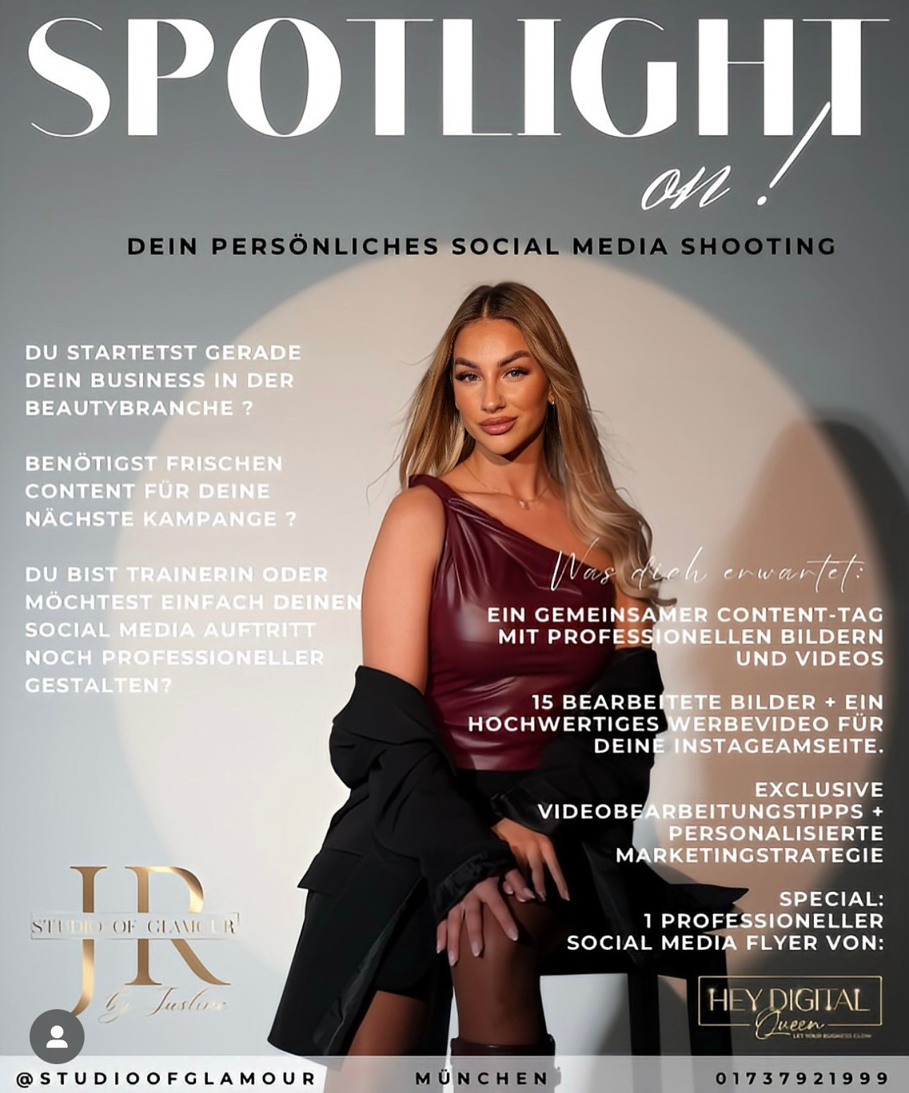 Fotografin. Fotostudio Aesthetic Space