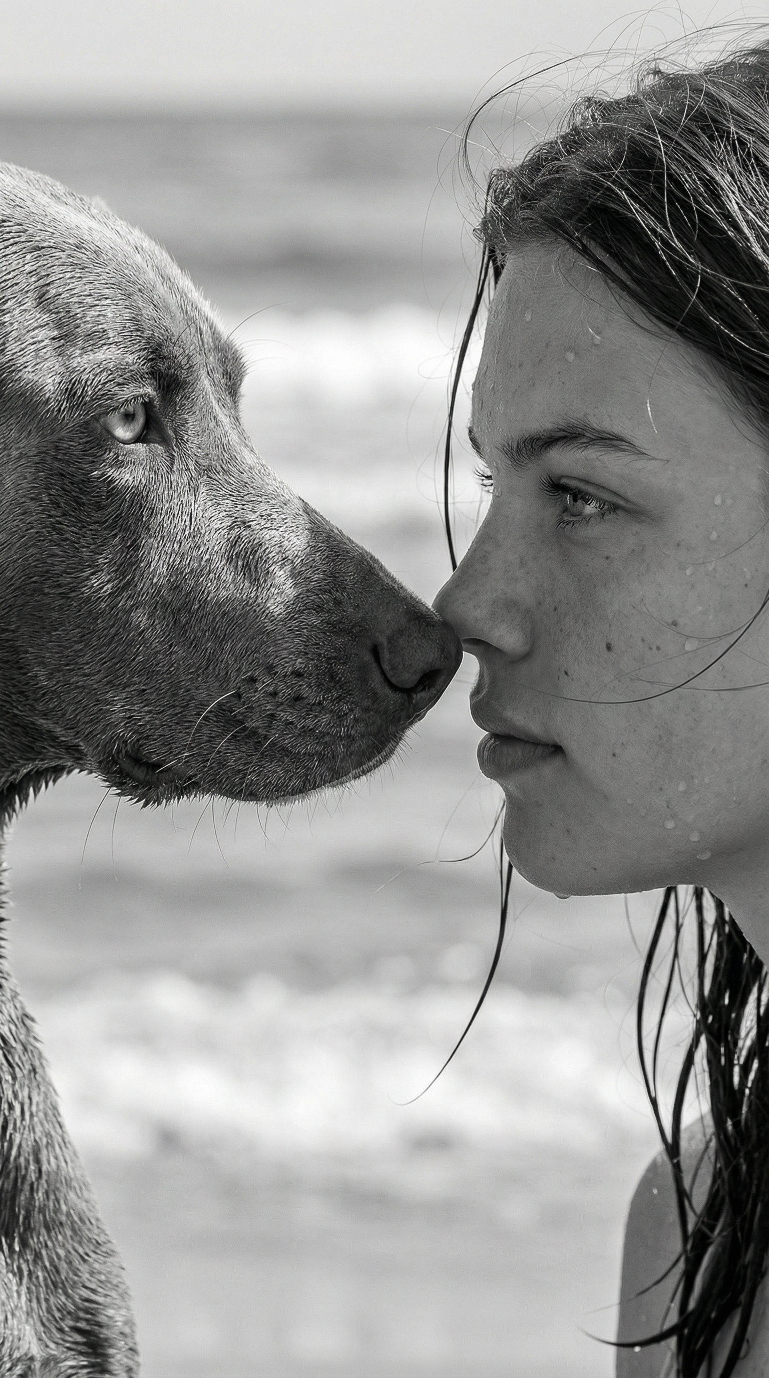 Woman and Dog Photo Series. Irina Bulanova — AI Artist | Surreal AI Art & Bright Digital Worlds