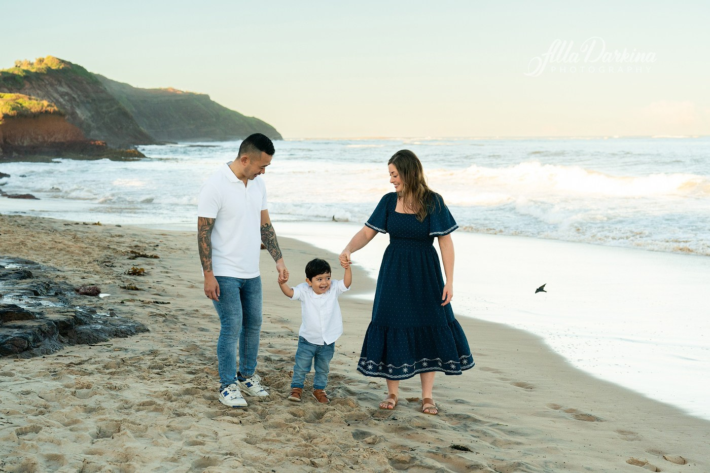 Family session at Sydney beach