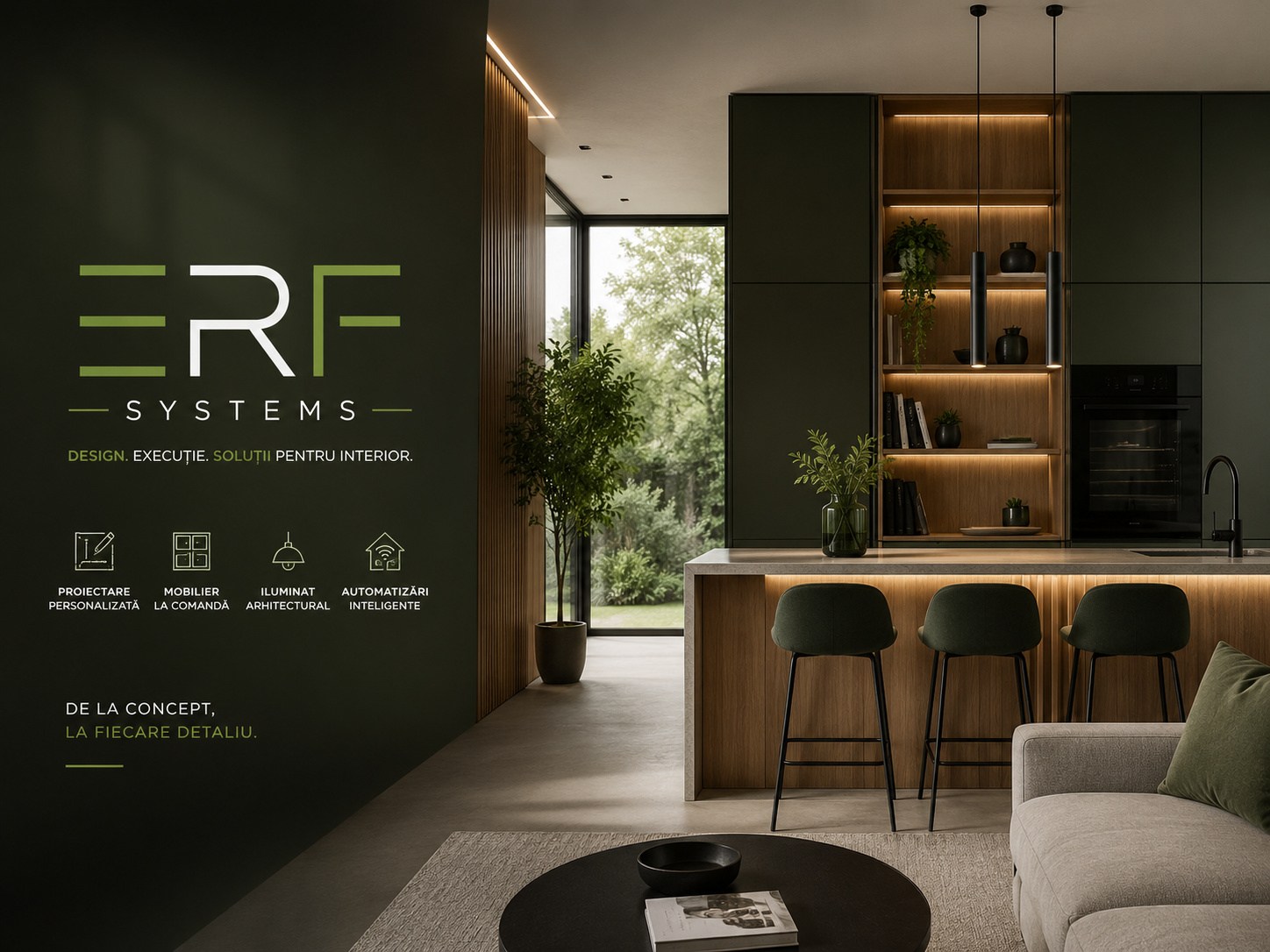 ERF Systems | Amenajări interioare premium, mobilier & iluminat