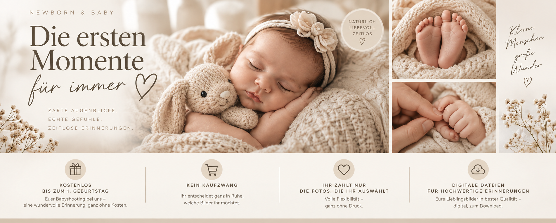 Newborn & Babyshooting. Hochzeit und Familien Fotografin aus Weilerswist Natalie Schott