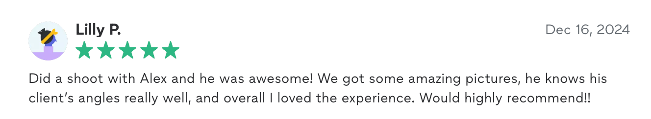 FORT LAUDERDALE PHOTOGRAPHER | ALEX D PRODUCTION | testimonials. FORT LAUDERDALE PHOTOGRAPHER | ALEX D PRODUCTION