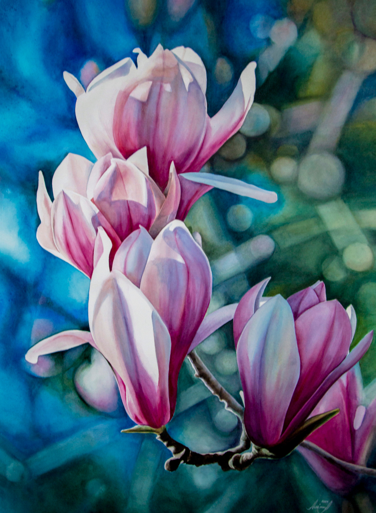 Bloemen. Aljona art - KUNST in Overijsel, Zwolle