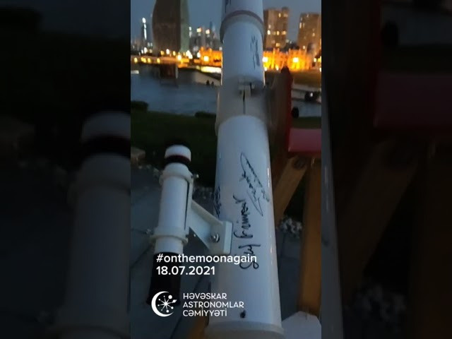 “On the Moon again” tədbiri. Həvəskar Astronomlar Cəmiyyəti — Astronomy.az