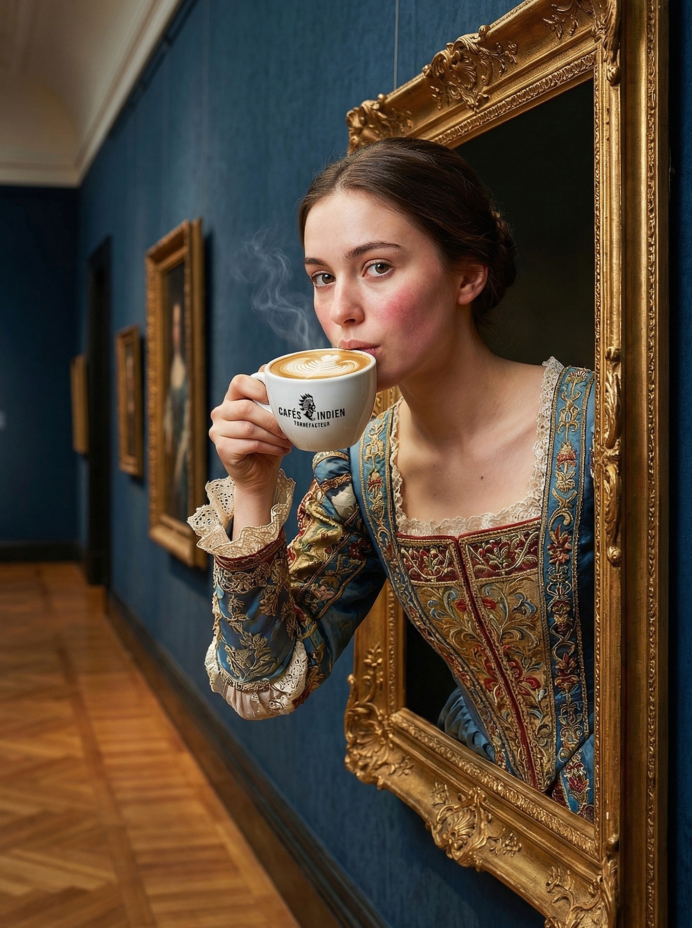 Визуальный стиль и концепция для кофейного бренда Cafés Indien Torréfacteur