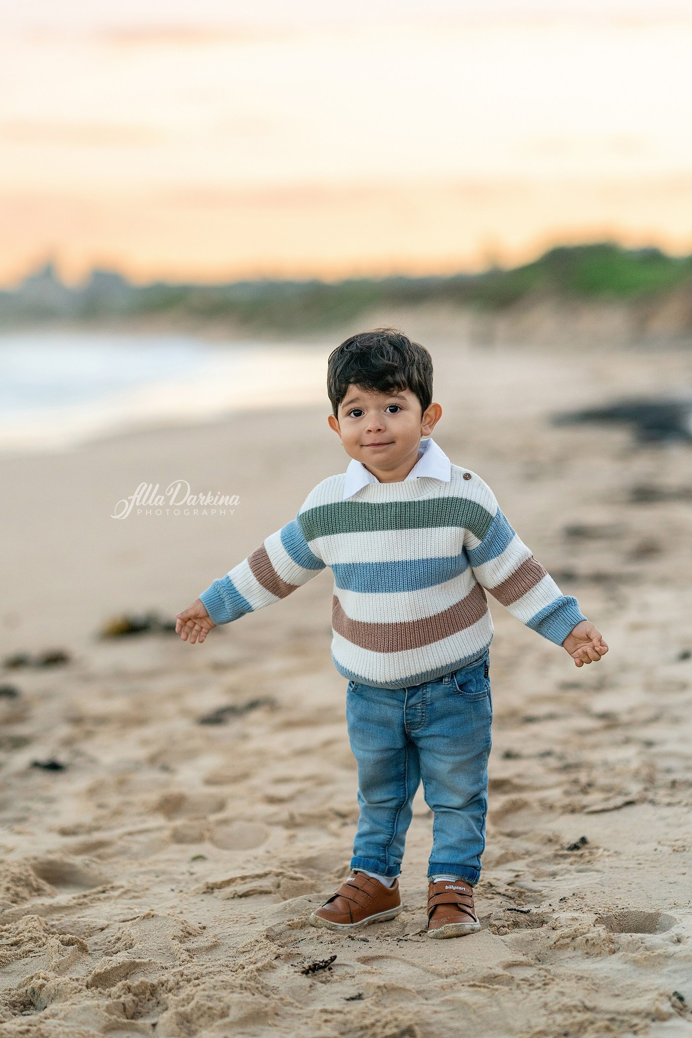 Family session at Sydney beach