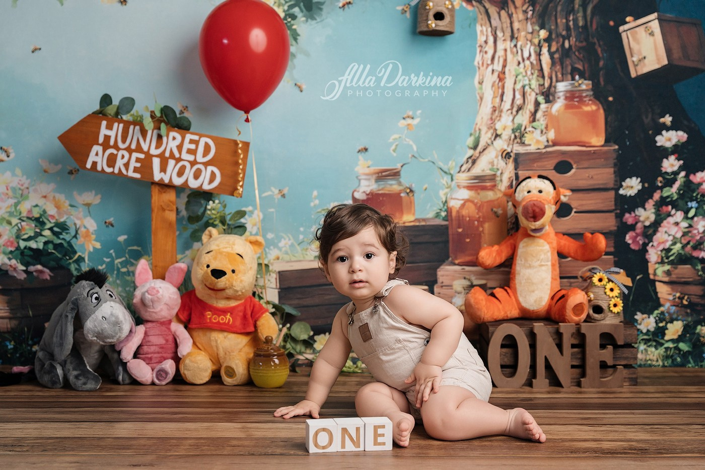 Arta’s “Winnie The Pooh” cake smash session