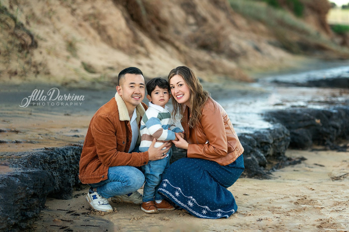 Family session at Sydney beach