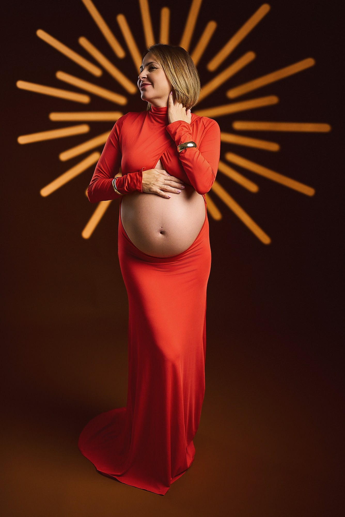 Fotografía de embarazo en estudio en Icod de los Vinos