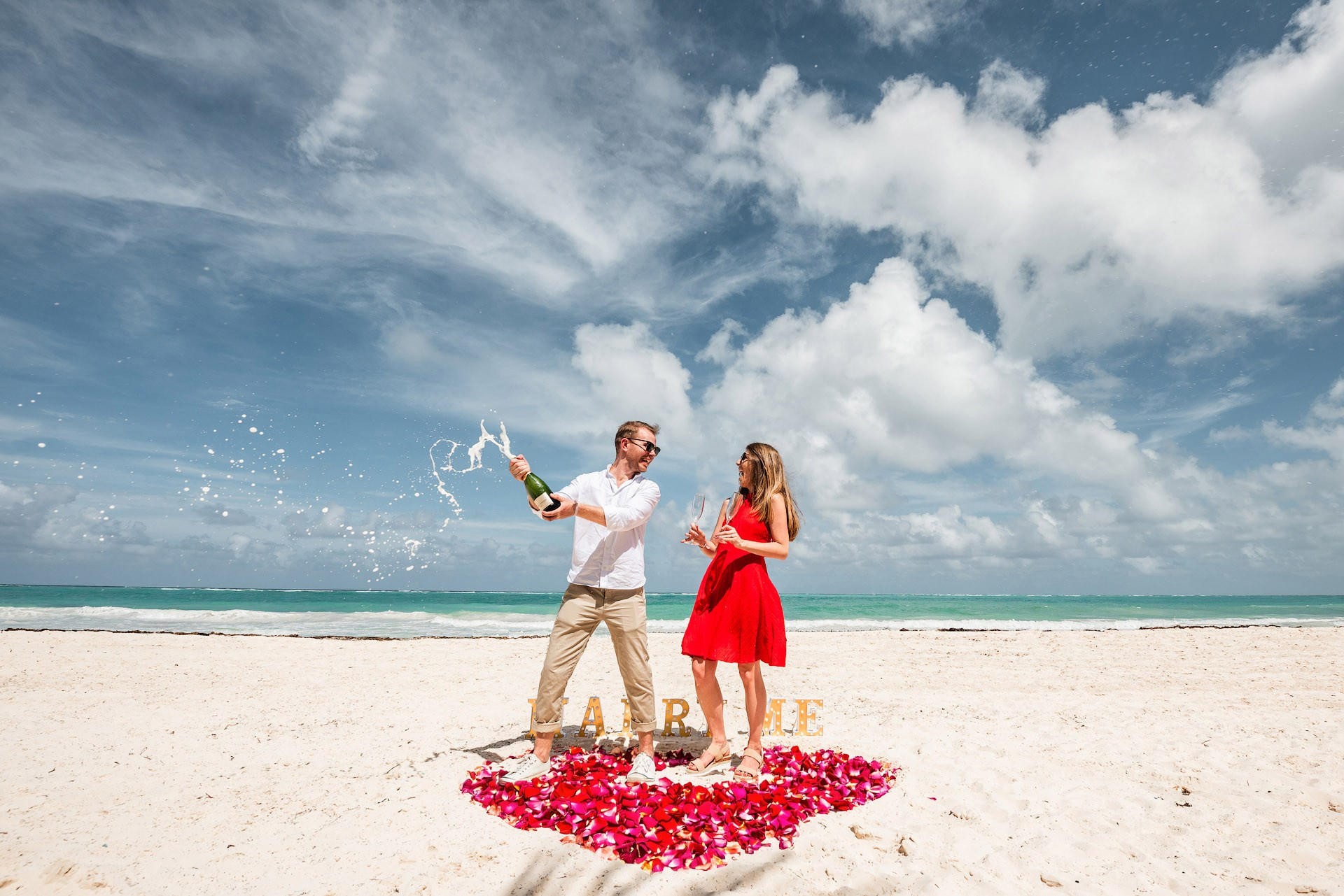 Marriage Proposal Punta Cana | Romantic Beach Proposal Packages. Exclusive Marriage Proposals & Wedding Moments in Punta Cana | Mikhail Chernov Photography