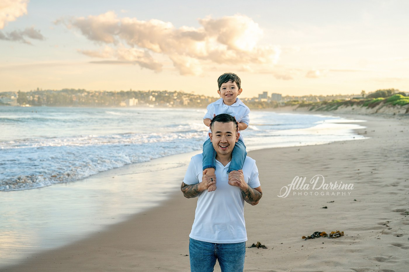 Family session at Sydney beach