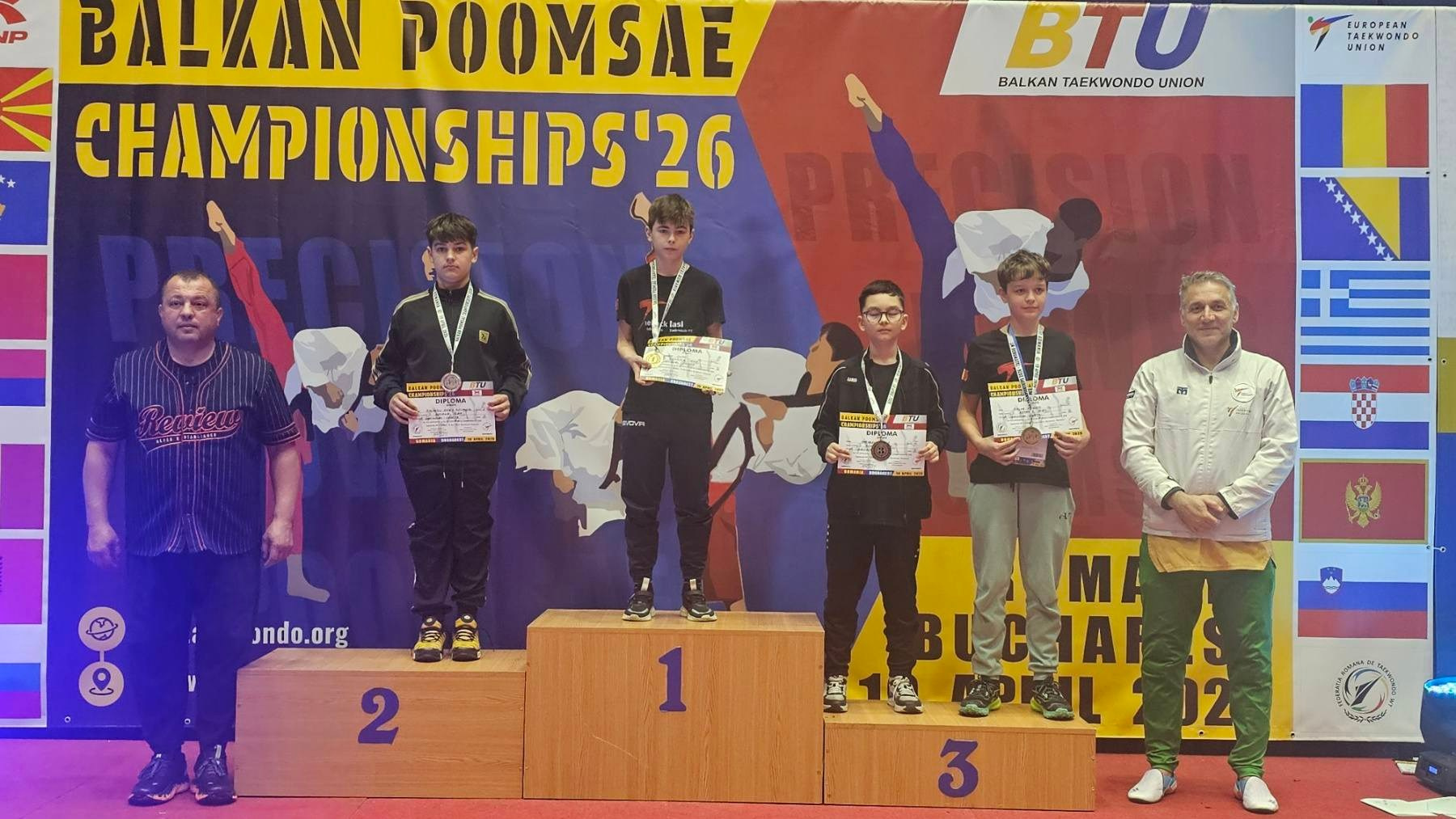 Отборна шампионска титла за цялото Балканско първенство - Balkan Poomsae Championship 2026, Букурещ, Румъния!. СПОРТ + ЕКШЪН + АДРЕНАЛИН ФОТОГРАФИЯ