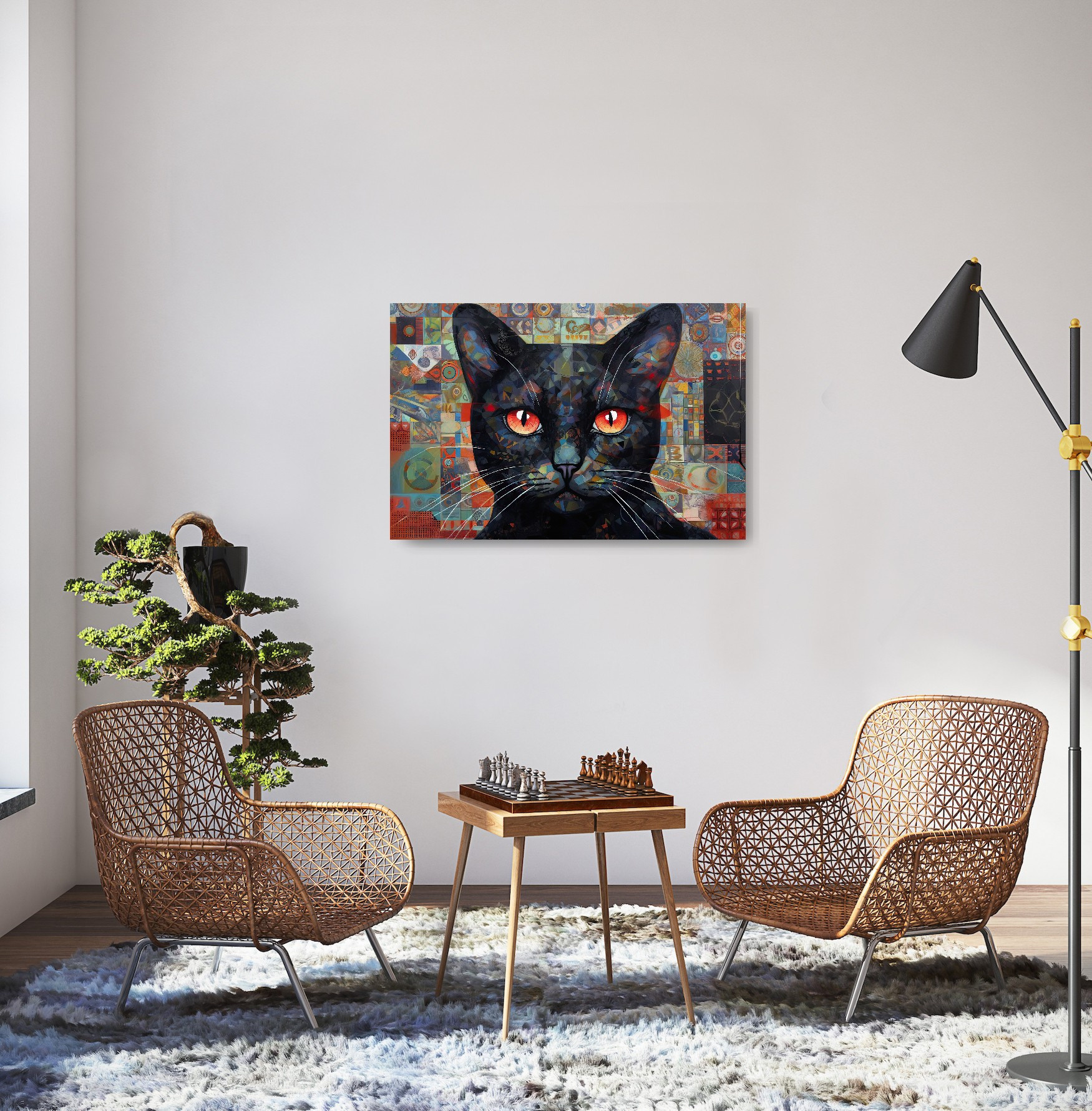 Cat Collection Sacred Animals Artwork #25 Lolly Shine. Lolly Shine. Contemporary digital artist