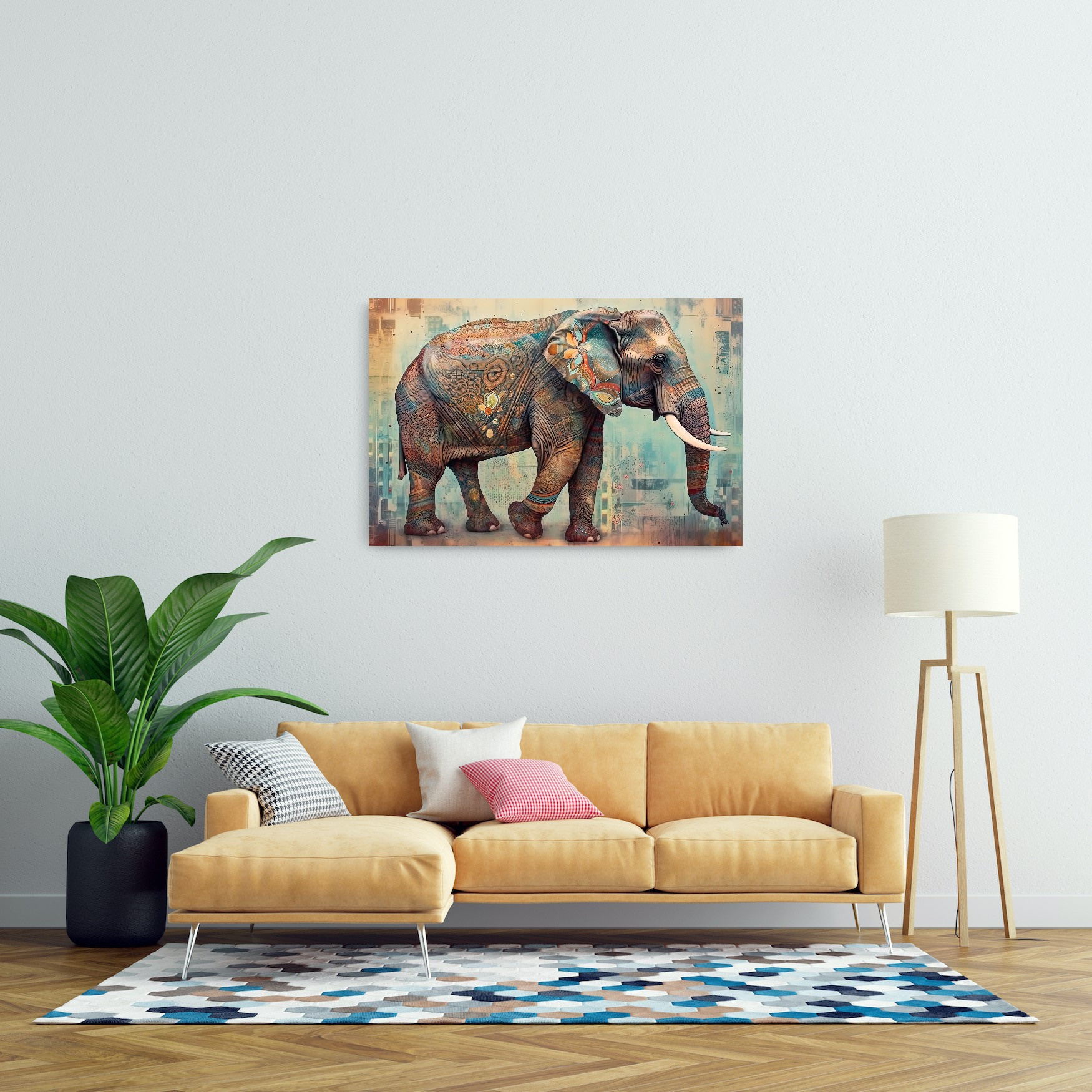 Elephant Collection Sacred Animals Artwork #9 Lolly Shine. Lolly Shine. Contemporary digital artist