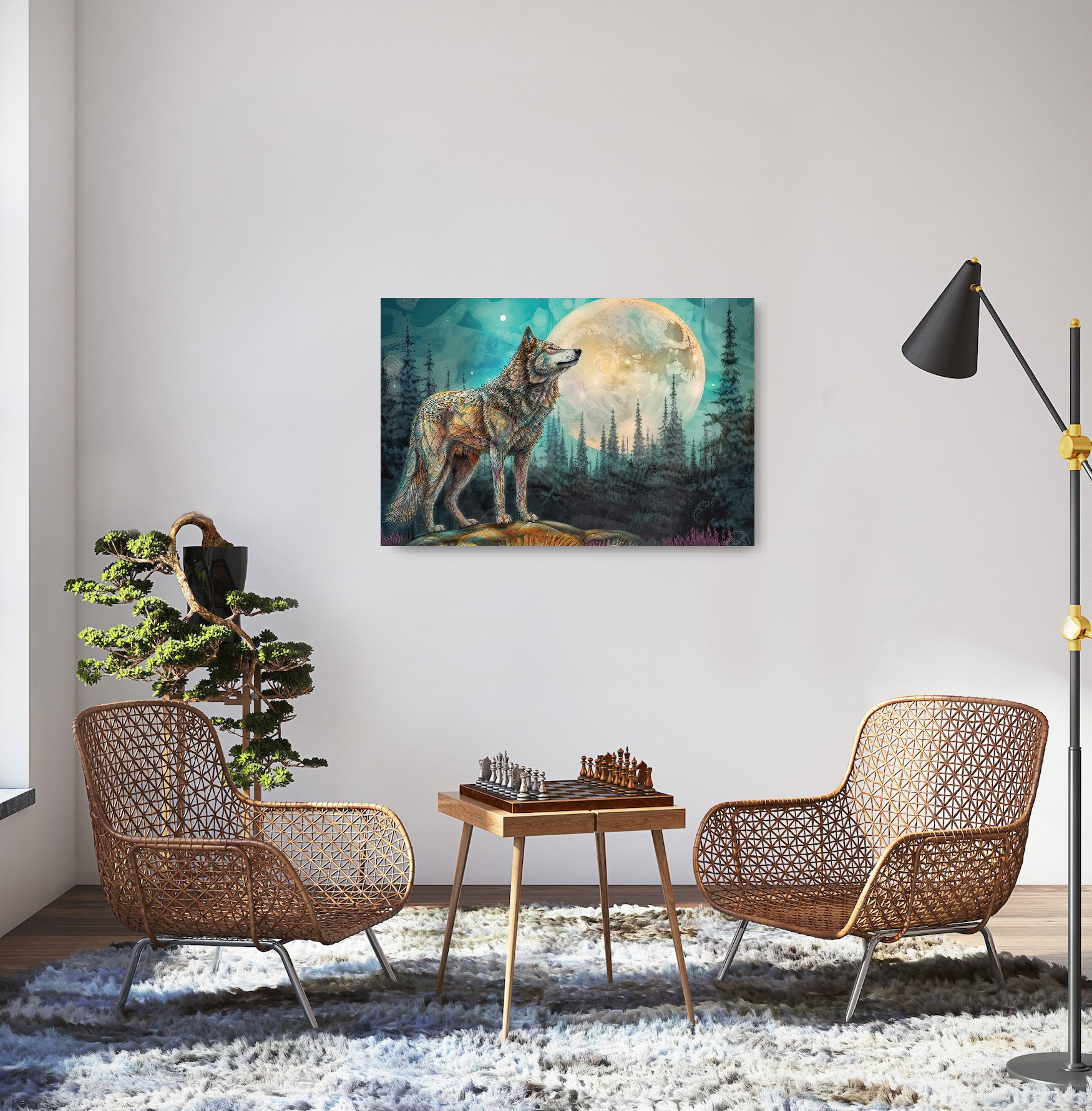 Wolf Collection Sacred Animals Artwork #21 Lolly Shine. Lolly Shine. Contemporary digital artist