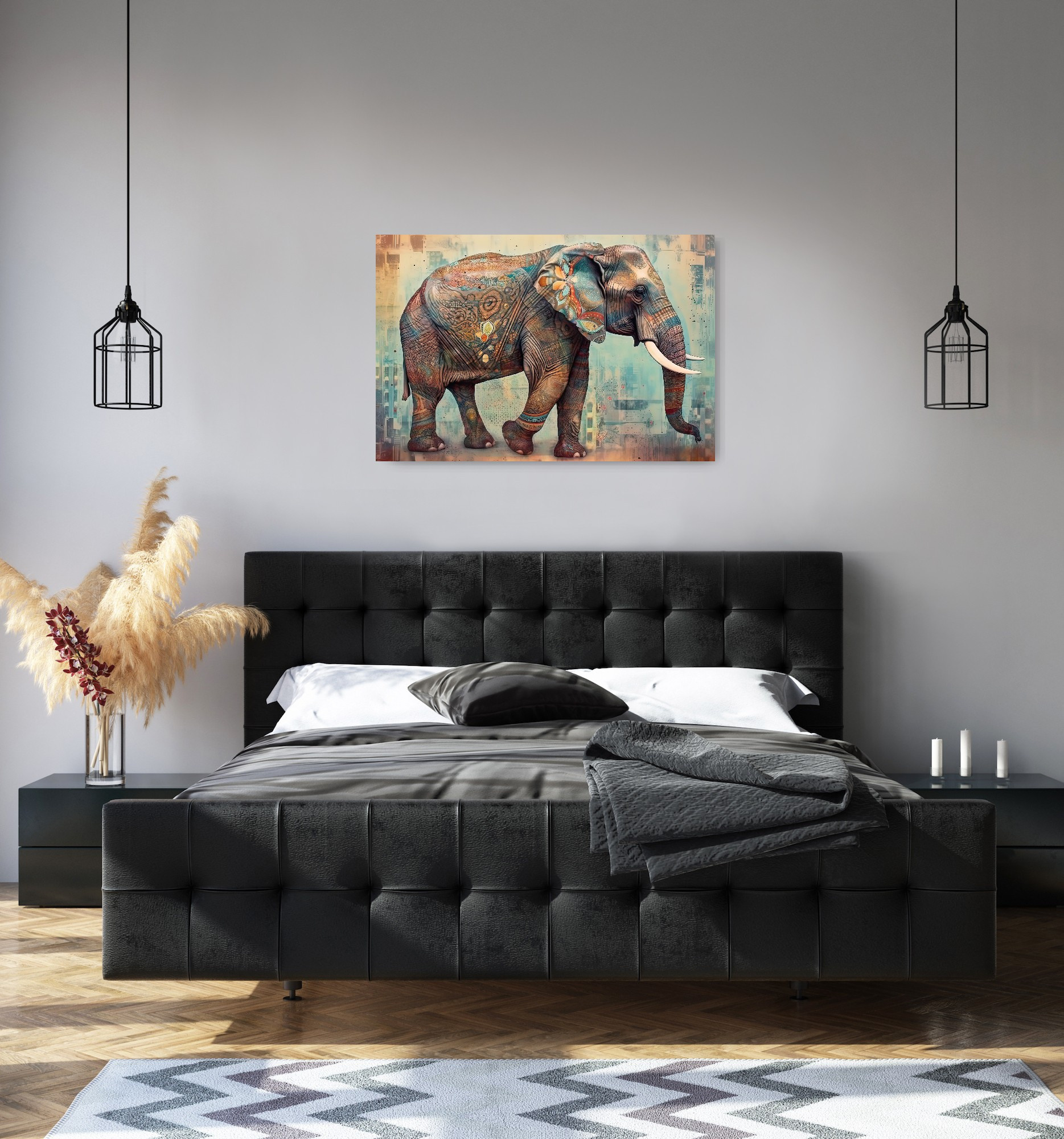 Elephant Collection Sacred Animals Artwork #9 Lolly Shine. Lolly Shine. Contemporary digital artist