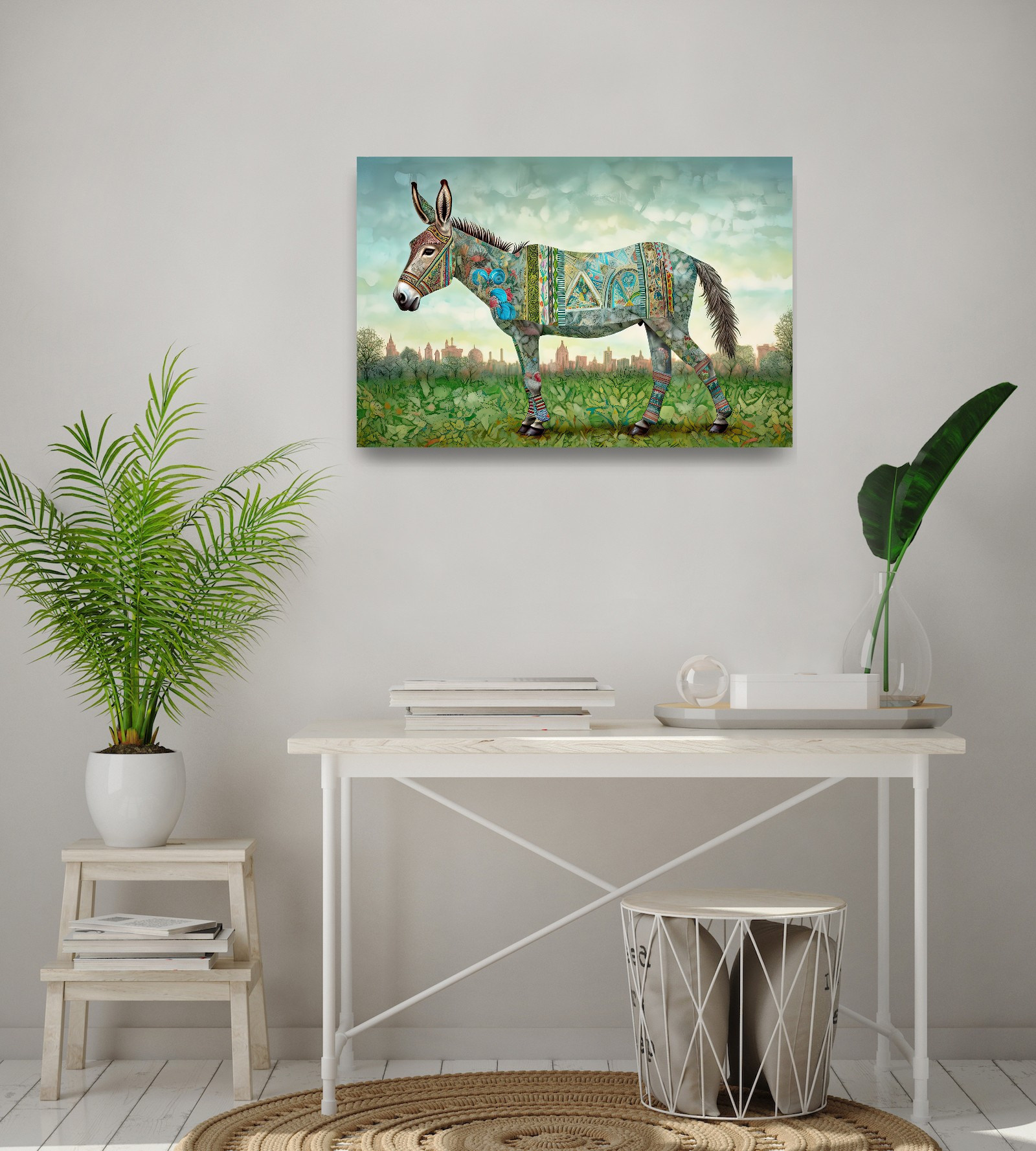 Donkey Collection Sacred Animals. Artwork #7 Lolly Shine. Lolly Shine. Contemporary digital artist